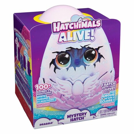 Hatchimals Alive Secret Hatch Draggle + Licht en geluid