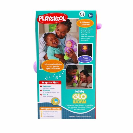 Playskool Lullaby Gloeiworm + Licht en Geluid Paars/Groen