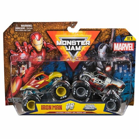 Monster Jam Marvel 2 Pack 1:64 Assorti