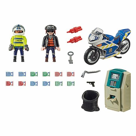 Playmobil 70572 City Action Politiemotor Achtervolging van de Geldrover