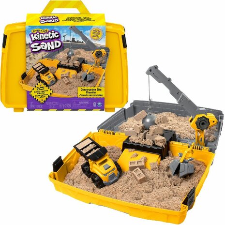 Kinetic Sand Construction Folding Sandbox 907 gr