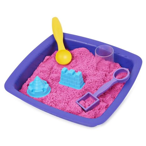 Kinetic Sand Sparkling Sandcastle Speelset Roze