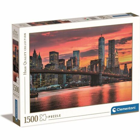 Clementoni High Quality Collection Puzzel East River 1500 Stukjes