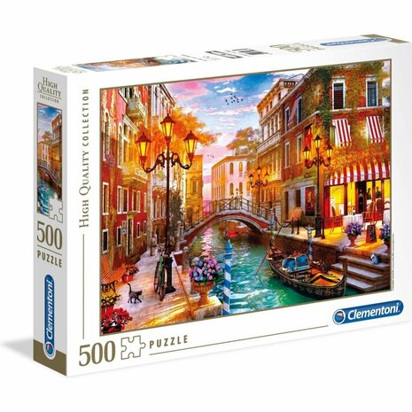 Clementoni High Quality Collection Puzzel Zonsondergang Venetië 500 Stukjes