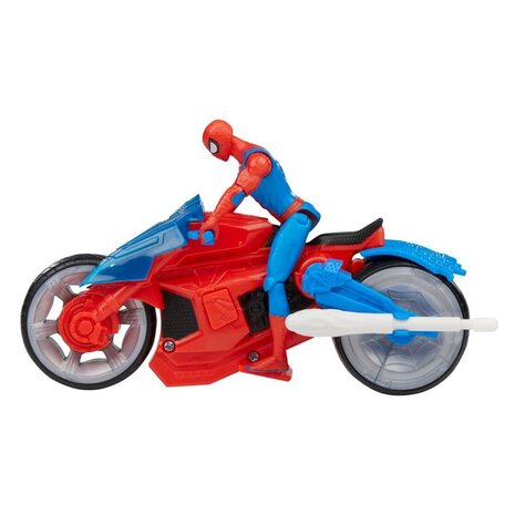 Spiderman Figuur en Voertuig