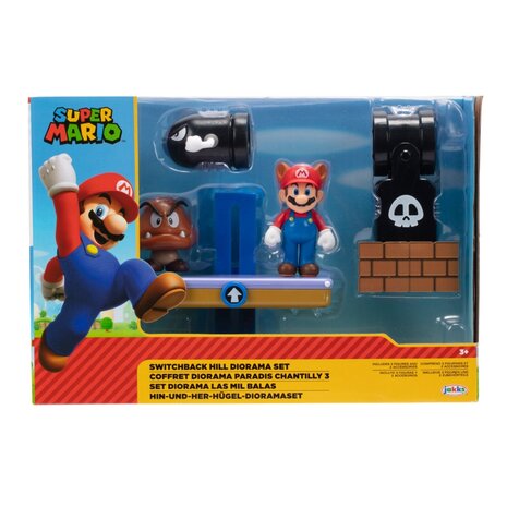 Jakks Super Mario Switchback-Hill Actieset + Mario Figuur