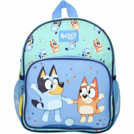 Bluey Rugzak Best Friends Fun 29x23x10 cm Blauw