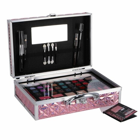 Casuelle Make-Up Koffer Roze Holografisch