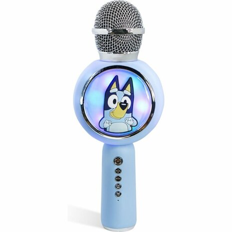 Bluey Karaoke Microfoon + Licht en Geluid Blauw