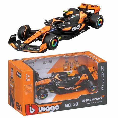 Bburago Red Bull McLaren Norris 1:43