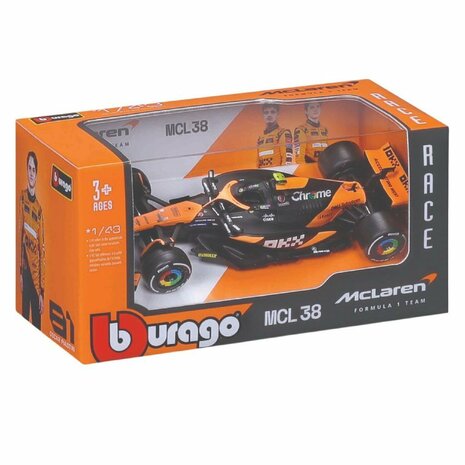 Bburago Red Bull McLaren Norris 1:43