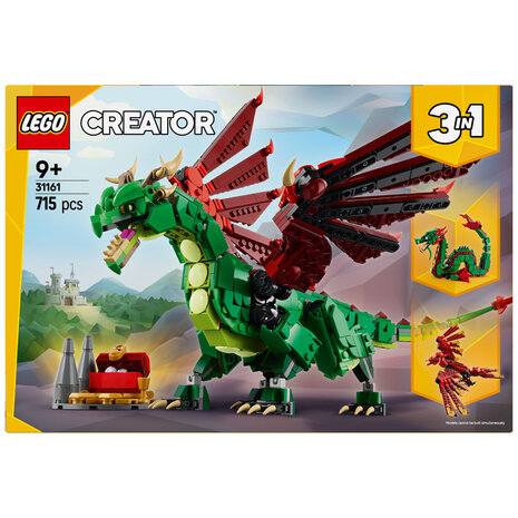 Lego Creator 31161 3in1 Middeleeuwse Draak