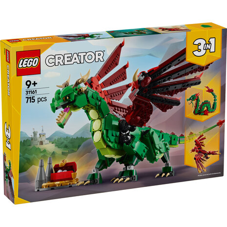 Lego Creator 31161 3in1 Middeleeuwse Draak