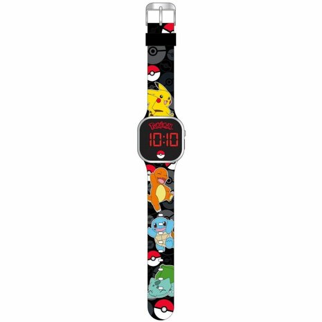 Pokémon LED Horloge Zwart