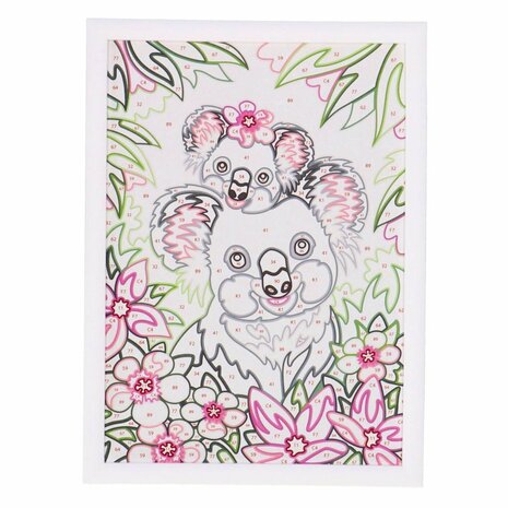 Ravensburger CreArt Schilderen op Nummer Koala's