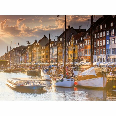 Ravensburger Puzzel Zonsondergang Kopenhagen 500 Stukjes