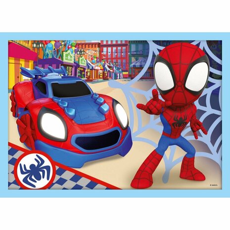 Trefl Spidey and Friends 4in1 Puzzel 12-24 Stukjes