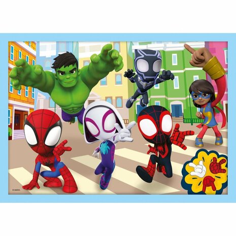 Trefl Spidey and Friends 4in1 Puzzel 12-24 Stukjes
