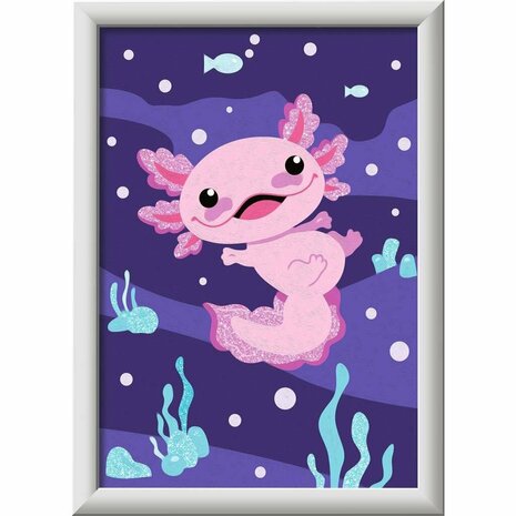 Ravensburger CreArt Schilderen op Nummer Axolotl