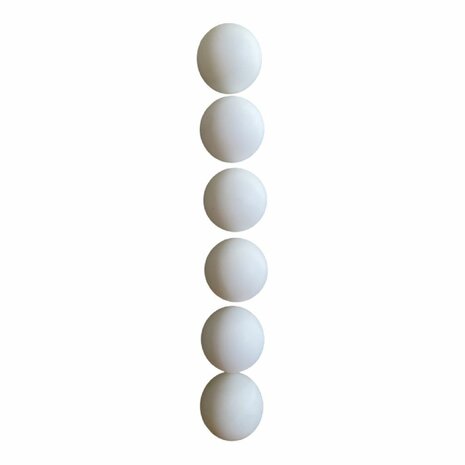 SportX Tafeltennisballen 6 Stuks Wit