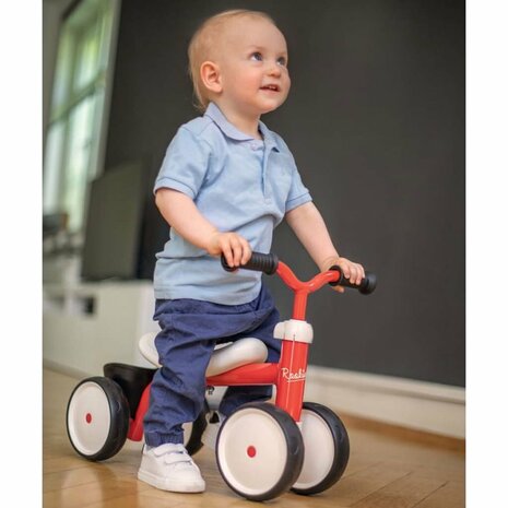 Smoby Rookie Loopfiets Rood/Wit