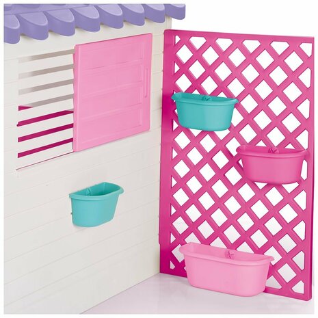 Dolu Tuin Speelhuis 140x127x107.5 cm + Geluid Roze/Paars