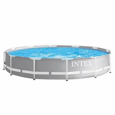 Intex 26710NP Prism Frame Zwembad 366x76 cm Grijs