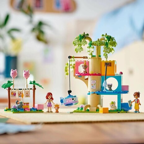 Lego Friends 42666 Kattenverjaardagsfeestje en Boomhut