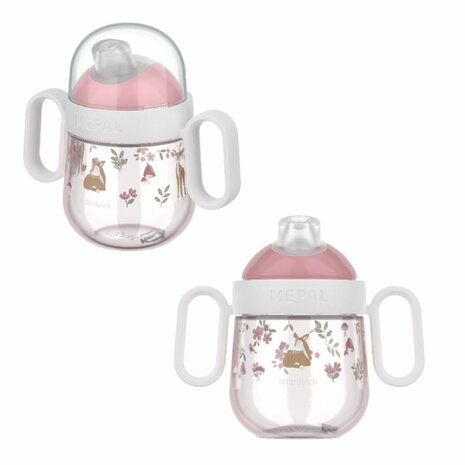 Mepal Little Dutch Fairy Garden Antilekbeker Roze/Wit