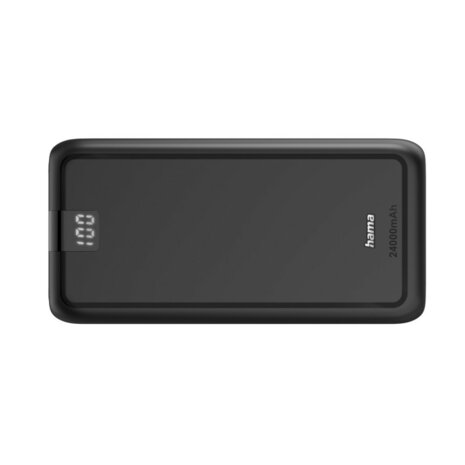 Hama Power Pack Performance 24 24000mAh 3 Uitgangen: USB-C 2x USB-A Antr.