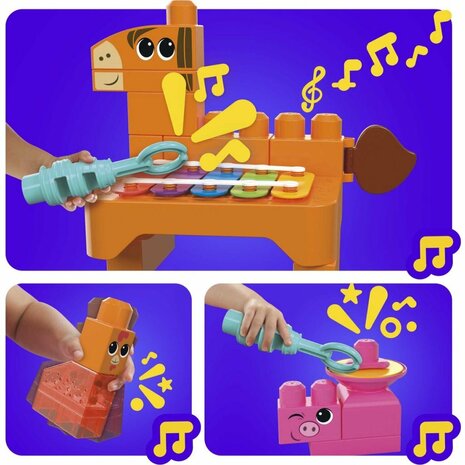 Mega Bloks Muziek Boerderij Band