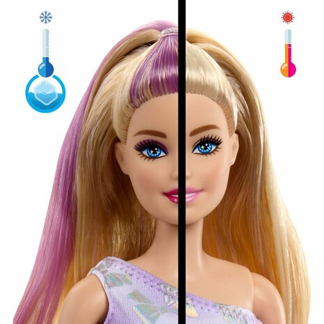 Barbie Party Unboxed Pop met Paarse Highlights