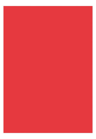 Kangaro K-0043F075 Papier A4 120gr Pak A 100 Vel Rood