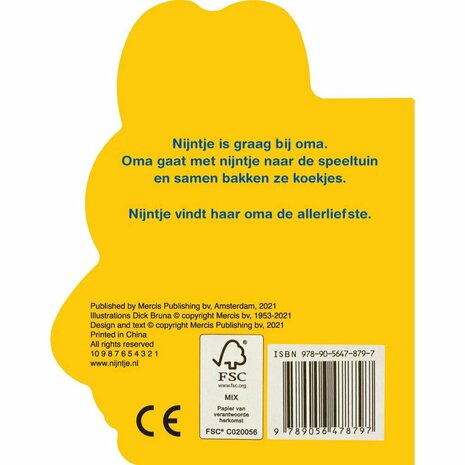 Nijntje Boek Nijntje en Oma