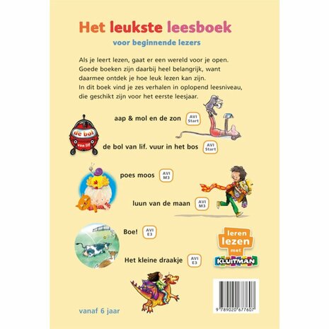 Kluitman Boek AVI Start Het Leukste Leesboek