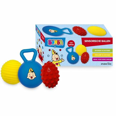 Bumba Sensorische Ballenset + Geluid 3 Stuks