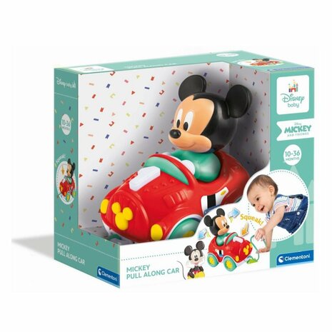 Clementoni Baby Pull Along Mickey Auto + Geluid