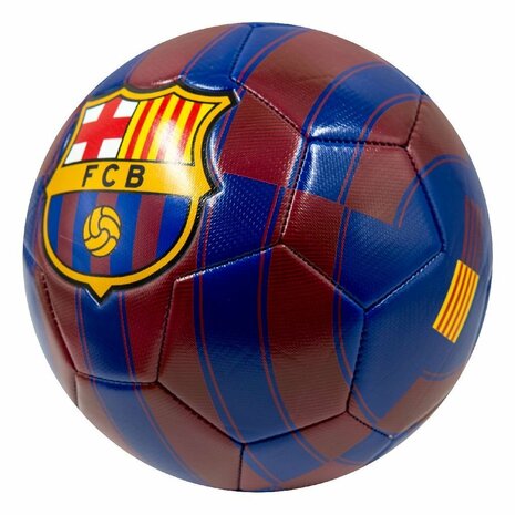 Voetbal Barcelona Maat 5 Blauw/Rood