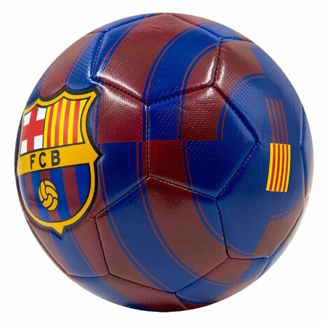 Voetbal Barcelona Maat 5 Blauw/Rood