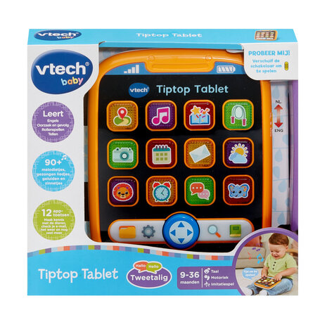 VTech Baby Tiptop Tablet + Licht en Geluid Geel