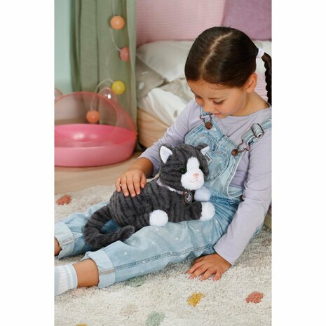 Baby Born My Cat Cookie Knuffel Kat met Mand + Geluid
