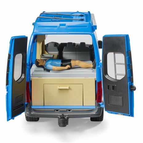 Bruder 02684 MB Sprinter Camper met Chauffeur