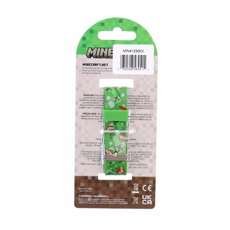 Minecraft LED Horloge Groen