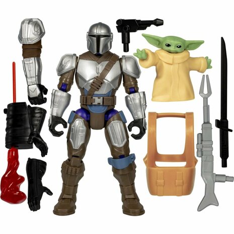 MixMashers Star Wars Mando en Grogu Deluxe