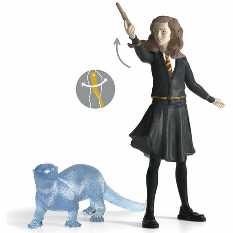 Schleich Wizarding World Hermelien Griffel & Patronus