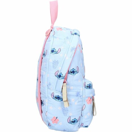 Disney Rugzak Stitch Blooming Bright Lichtblauw/Lichtroze