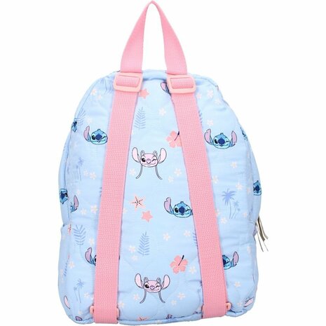 Disney Rugzak Stitch Blooming Bright Lichtblauw/Lichtroze