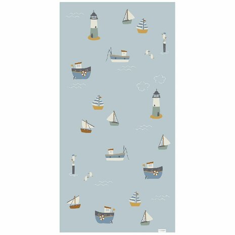 Little Dutch Sailors Bay Strandlaken 60x120 cm Lichtblauw
