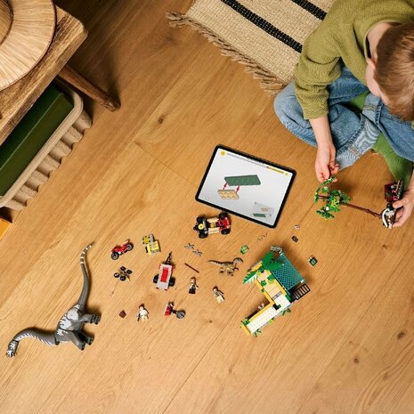 Lego Jurassic World 76973 Raptor en Titanosaurus Opsporingsmissie