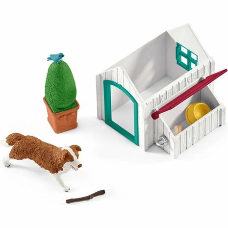 Schleich Horse Club Hannah's Gastpaarden met Hond en Accessoires
